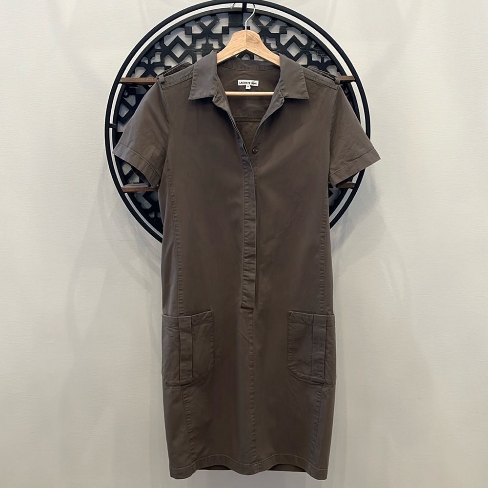 💚 Lacoste Military Dress (38)